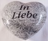 18x17x7cm mit Druckschrift " In Liebe" Schwarz 