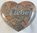 Herz aus Granit mit Inschrift 18*17 cm