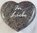 Herz aus Granit mit Inschrift 18*17 cm